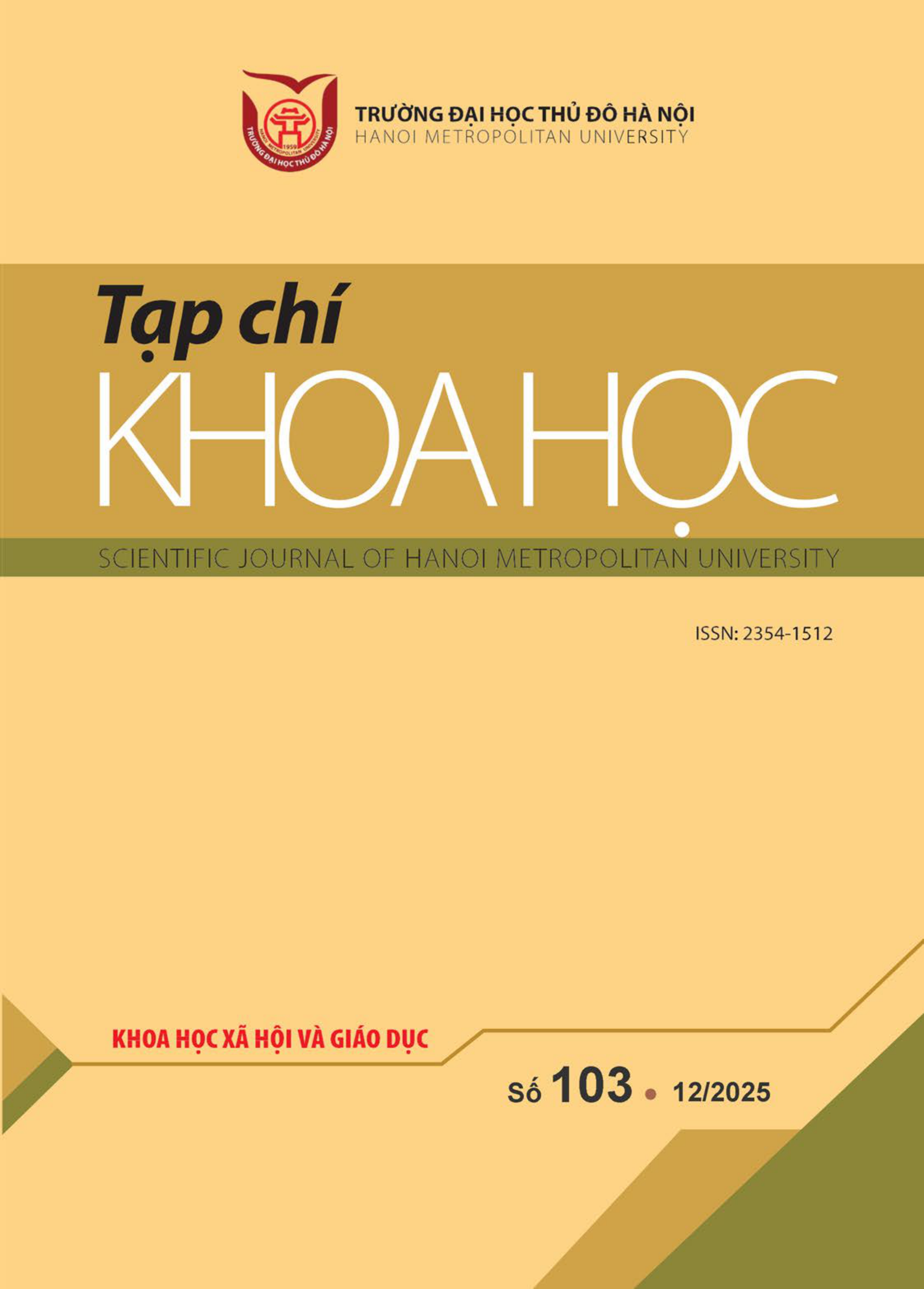 Tạp chí Khoa học xã hội số 103 - Tháng 12/2025