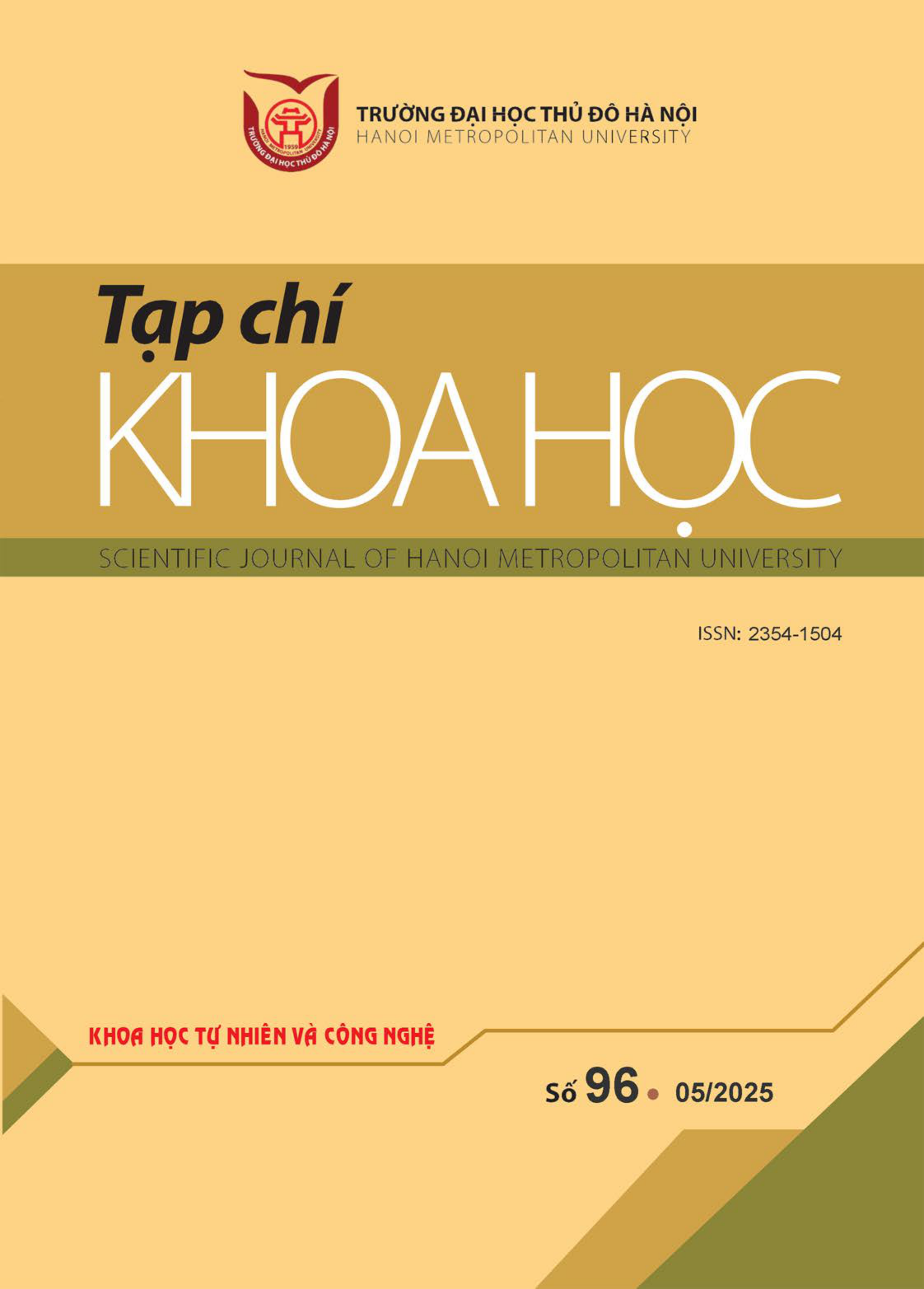 Tạp chí Khoa học Tự nhiên và Công nghệ Số 96 - Tháng 05/2025
