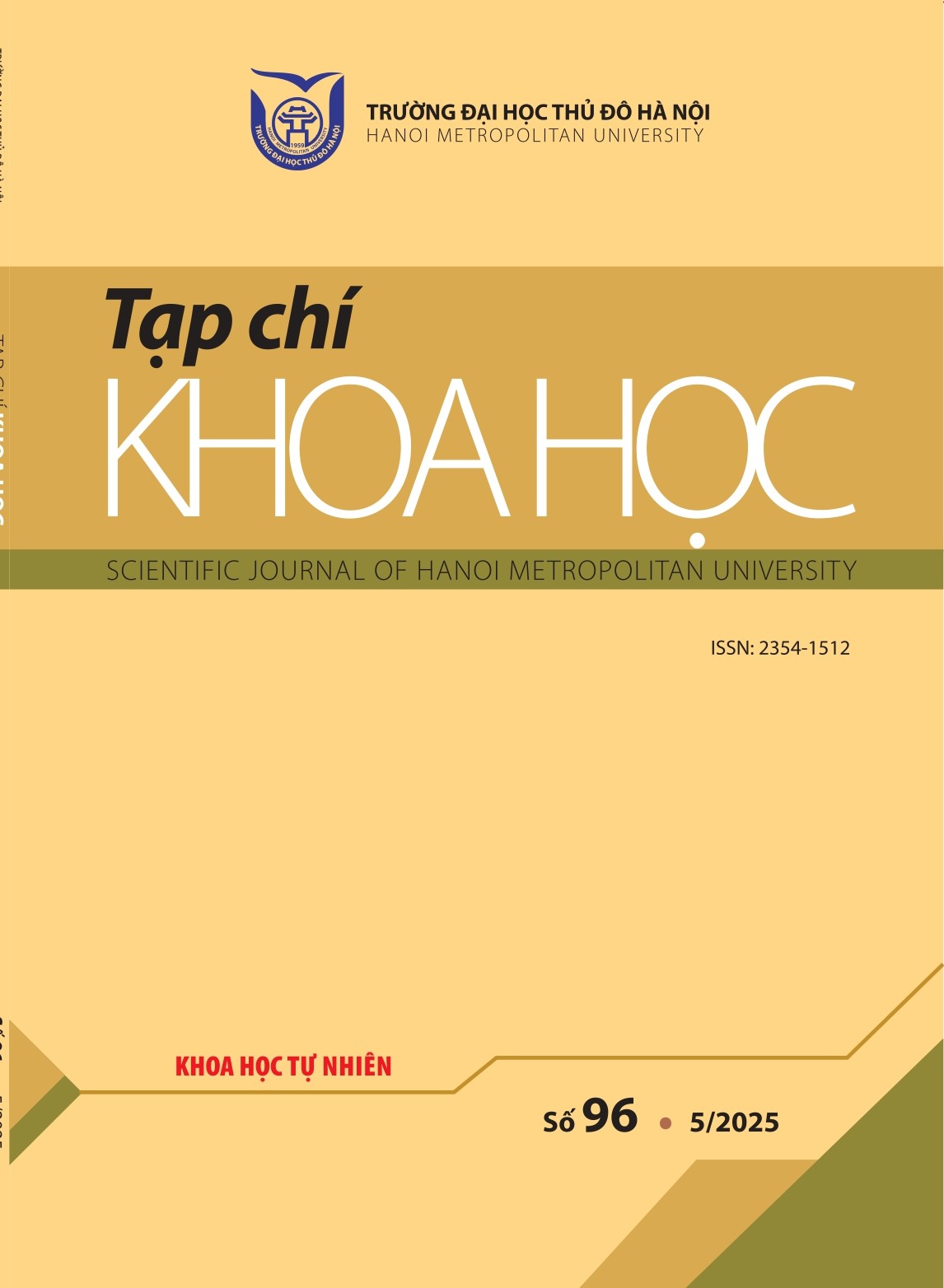 VẬN DỤNG QUY TRÌNH MÔ HÌNH HÓA TOÁN HỌC TRONG DẠY HỌC MÔN ÁC SUẤTVÀ THỐNG KÊ CHO SINH VIÊN NGÀNH SƯ PHAM TOÁN HỌC CỦA TRƯỜNG ĐẠI HỌCTHỦ ĐÔ HÀ NỘI.